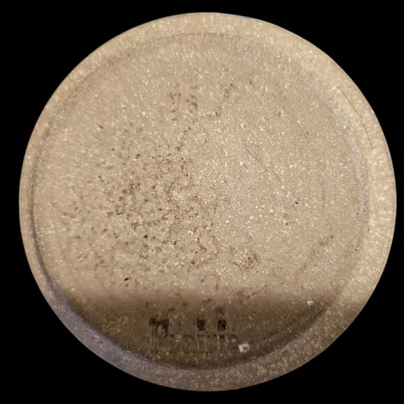 Prairie Pottery Vase Desert Scene Blue Brown Tan Handmade Southwest Art - Picture 6 of 7